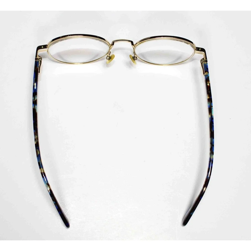 Kate Spade Blue Gold Round Glasses Tortoise Marciann LKS 49 19 12 140 Prescript‎